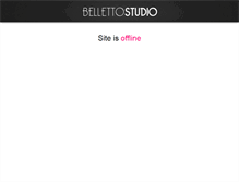 Tablet Screenshot of bellettostudio.com